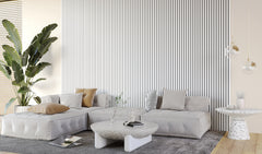 FC14 White Slat Wall Panelling