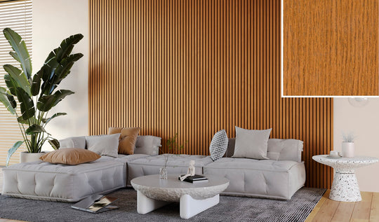 FC24 French Oak Slat Wall Panelling