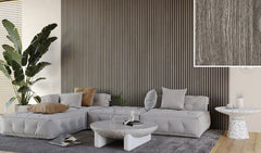 FC75 Flint Oak Slat Wall Panelling