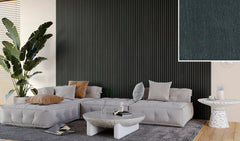FC80 Midnight Oak Slat Wall Panelling