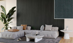 FC80 Midnight Oak Slat Wall Panelling