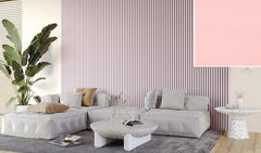FC Pink Slat Wall Panelling