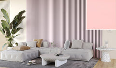 FC Pink Slat Wall Panelling