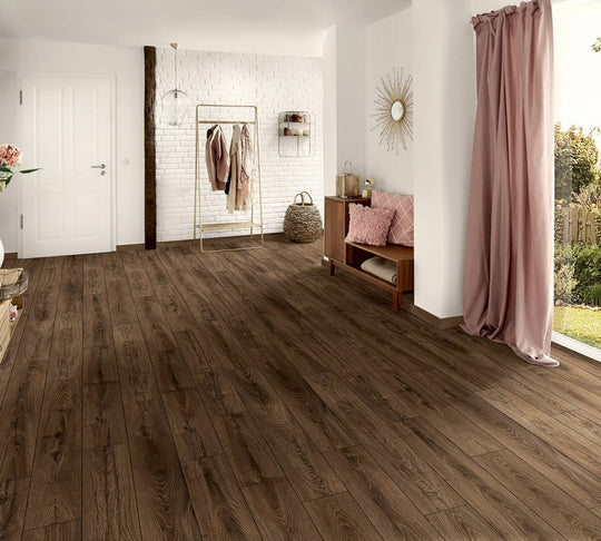 Kronospan Binyl Pro 100 Hours Waterproof Espresso Carpenter Oak 8mm