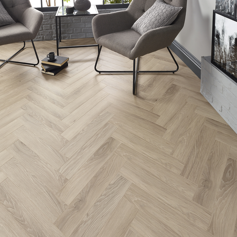Blocks Premium Laminate Herringbone Malmo Mersey Flooring
