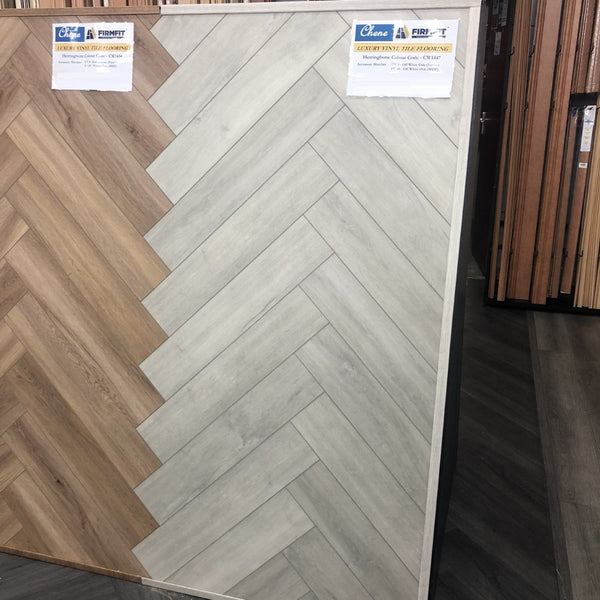Chene Firmfit Herringbone Flooring Mersey Flooring