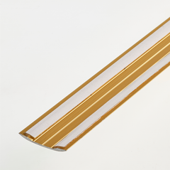 2.7m Metal Coverstrip Gold/Silver Self Adhesive