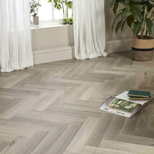 In which direction should you lay herringbone flooring?