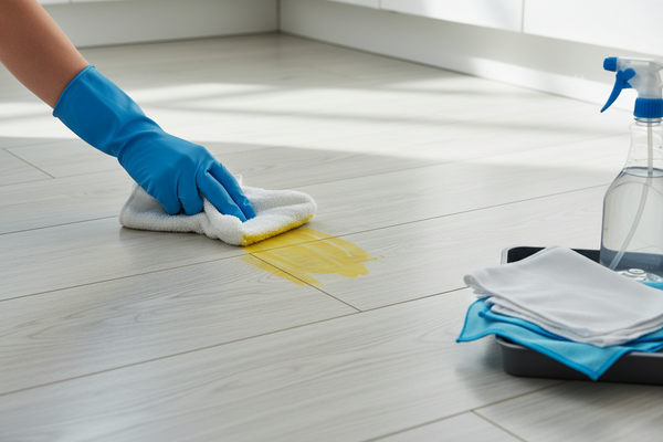 How to Get Yellow Stains out of Vinyl Flooring: A Complete UK Guide