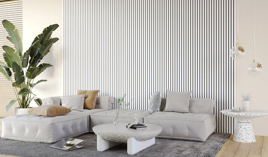 FC14 White Slat Wall Panelling