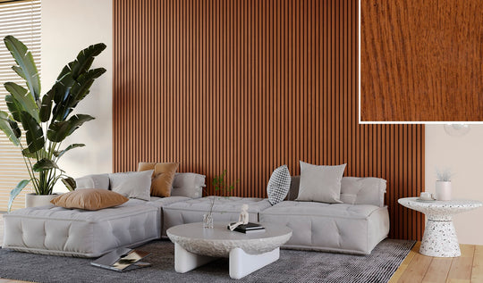 FC23 Rustic Oak Slat Wall Panelling