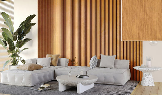 FC2 Oak Slat Wall Panelling