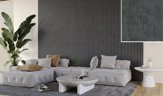 FC37 Slate Grey Slat Wall Panelling