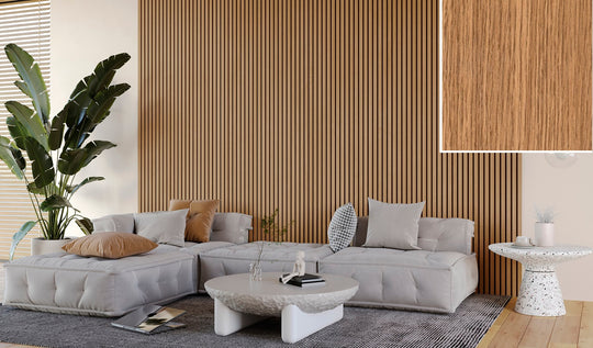 FC45 Forest Oak Slat Wall Panelling