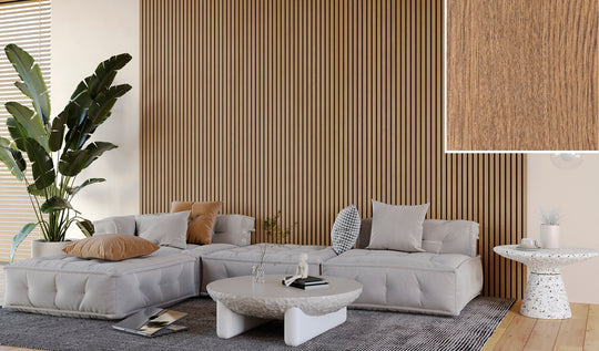 FC60 Tonneau Oak Slat Wall Panelling