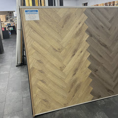 Light Luxury 12mm Herringbone - Royale Oak