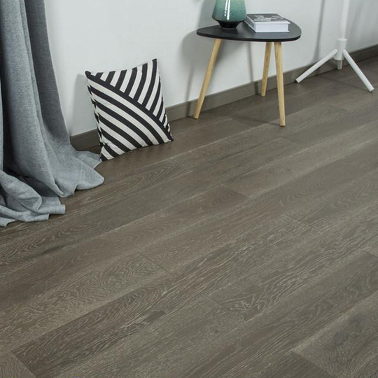 Grey Brushed : 190mm width, 14m thickness & 3mm wear layer